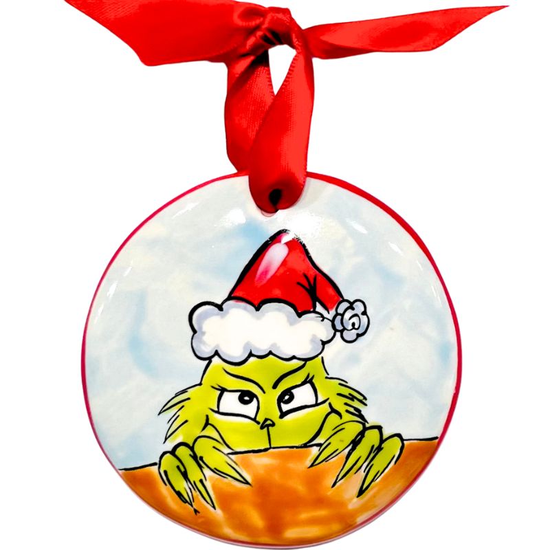 Grinch Flat Ornament